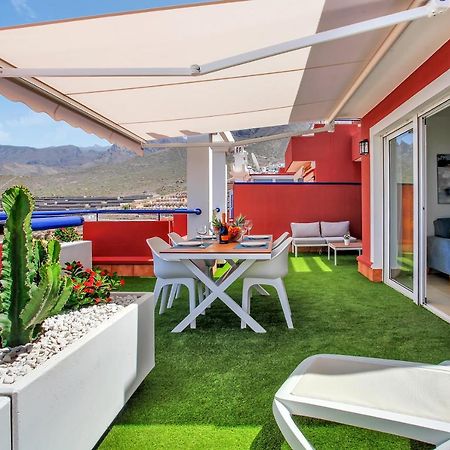 Wonderful View, Huge Terrace Solarium, Private Parking Apartamento Costa Adeje  Exterior foto
