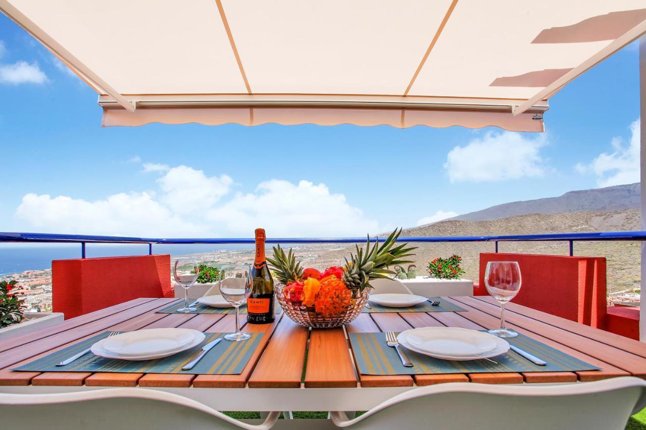 Wonderful View, Huge Terrace Solarium, Private Parking Apartamento Costa Adeje  Exterior foto