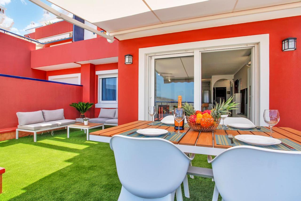 Wonderful View, Huge Terrace Solarium, Private Parking Apartamento Costa Adeje  Exterior foto